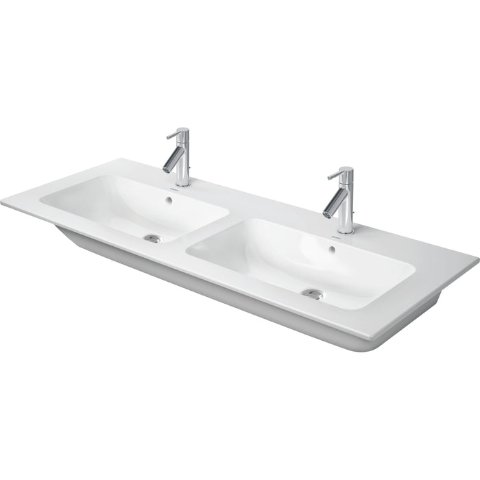 Duravit 2336130030 ME by Starck Double Vanity Bathroom Sink White