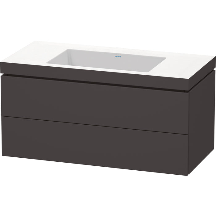 Duravit LC6928N8080 L-Cube Wall Mount C-Bonded Vanity