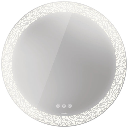 Duravit HP7486G00006000 Happy D.2 Plus Icon Version Mirror with Lighting White