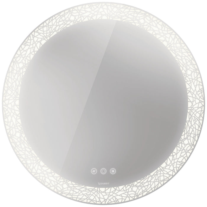 Duravit HP7486G00006000 Happy D.2 Plus Icon Version Mirror with Lighting White
