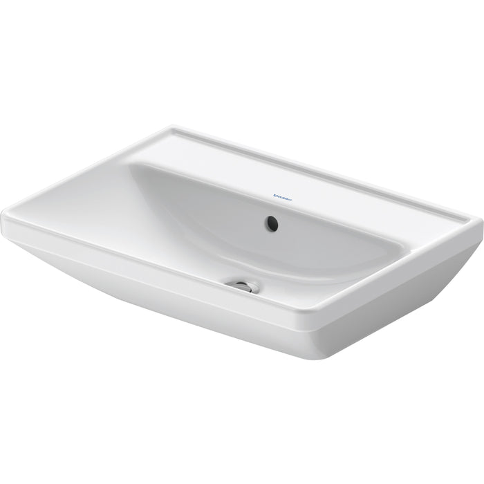 Duravit 23666000601 D-Neo Wall-Mount Bathroom Sink with WonderGliss