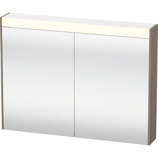 Duravit BR7102035356000 Brioso Mirror Cabinet with Lighting Oak Terra