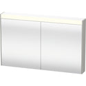 Duravit BR7104007076000 Brioso Mirror Cabinet with Lighting Concrete Gray