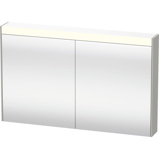 Duravit BR7104007076000 Brioso Mirror Cabinet with Lighting Concrete Gray