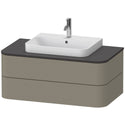 Duravit HP497109292 Happy D.2 Plus Wall-Mount Vanity Unit Stone Gray