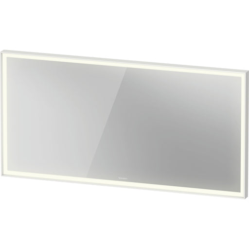 Duravit LC7384000006000 L-Cube Mirror with Lighting White Aluminum