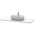 Duravit LU946601717 Luv Quartz Structure with One Bathroom Sink Cutout