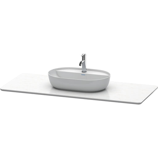 Duravit LU946601717 Luv Quartz Structure with One Bathroom Sink Cutout