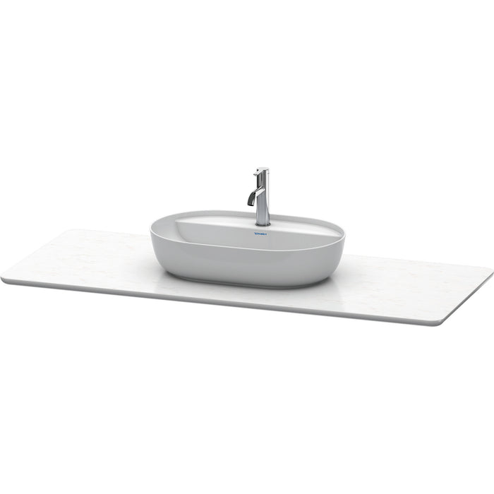 Duravit LU946601717 Luv Quartz Structure with One Bathroom Sink Cutout