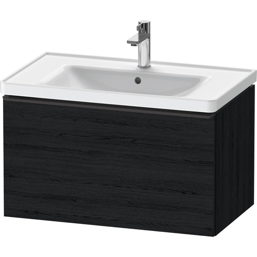Duravit DE42550BD160000 D-Neo Wall-Mount Vanity Unit Oak Black