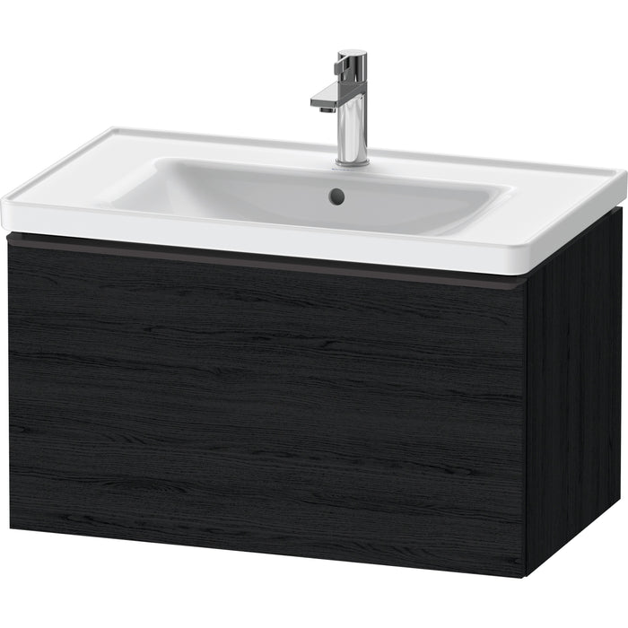 Duravit DE42550BD160000 D-Neo Wall-Mount Vanity Unit Oak Black
