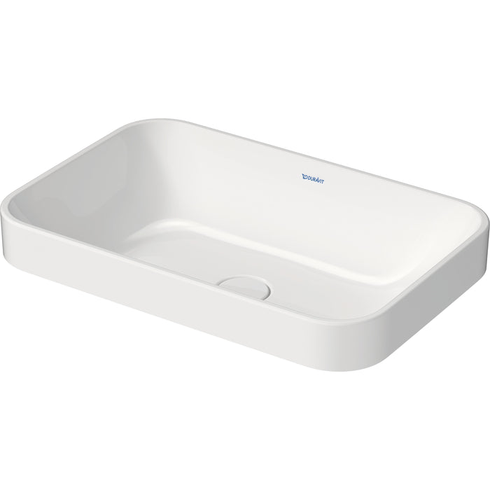 Duravit 23596000001 Happy D.2 Plus Washbowl White with WonderGliss
