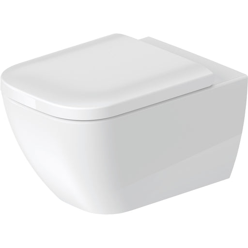 Duravit 222209AD92 Happy D.2 Dual Flush Round Wall Mounted Toilet