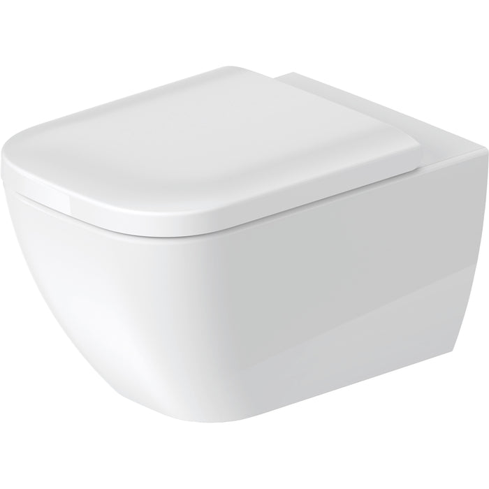 Duravit 222209AD92 Happy D.2 Dual Flush Round Wall Mounted Toilet