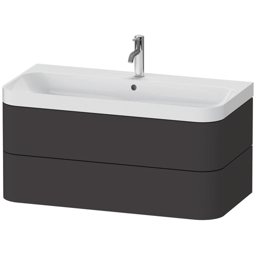 Duravit HP4348O8080 Happy D.2 Wall Mount C-Shaped Vanity