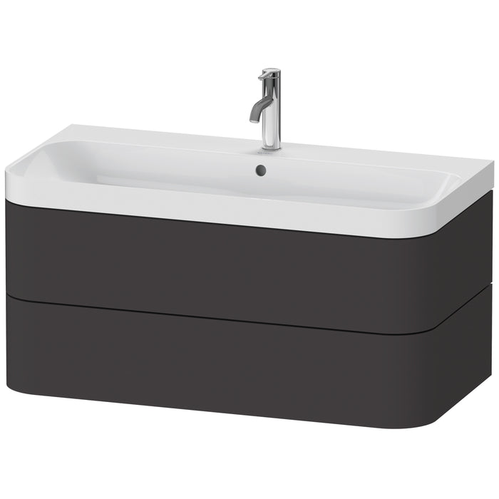 Duravit HP4348O8080 Happy D.2 Wall Mount C-Shaped Vanity