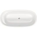 Duravit 700330000000090 Cape Cod 73" x Oval Freestanding Bathtub