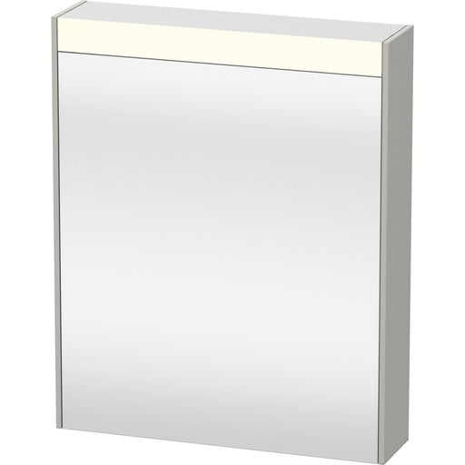 Duravit BR7101R07076000 Brioso Mirror Cabinet with Lighting Concrete Gray