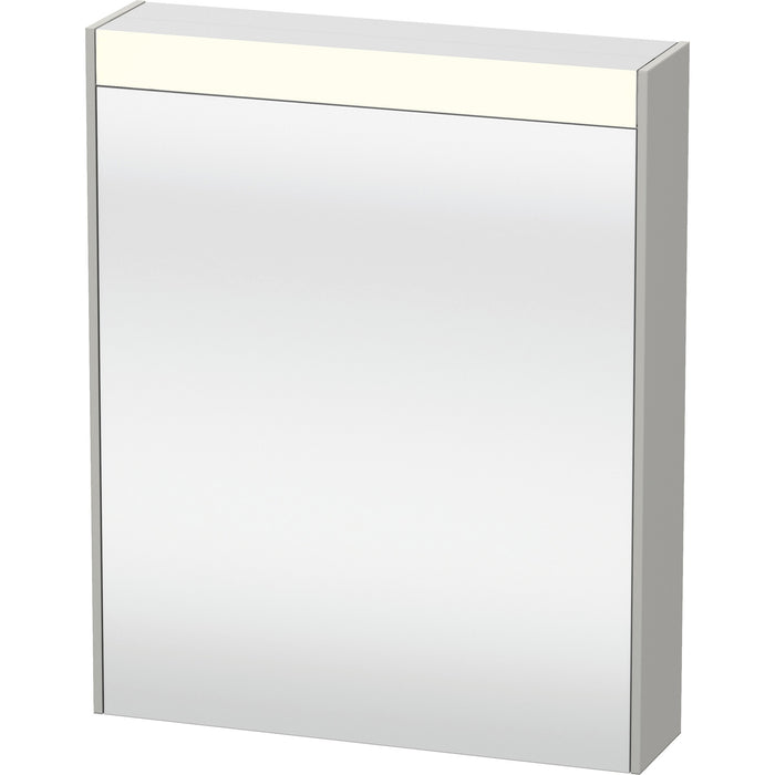 Duravit BR7101R07076000 Brioso Mirror Cabinet with Lighting Concrete Gray