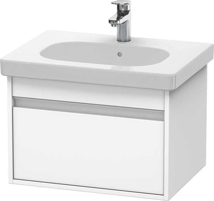 Duravit KT667001818 Ketho One Drawer Wall-Mount Vanity Unit White