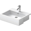 Duravit 0314550000 Vero 21 5/8" Semi-Recessed Bathroom Sink
