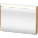 Duravit BR7102030306000 Brioso Mirror Cabinet with Lighting Natural Oak