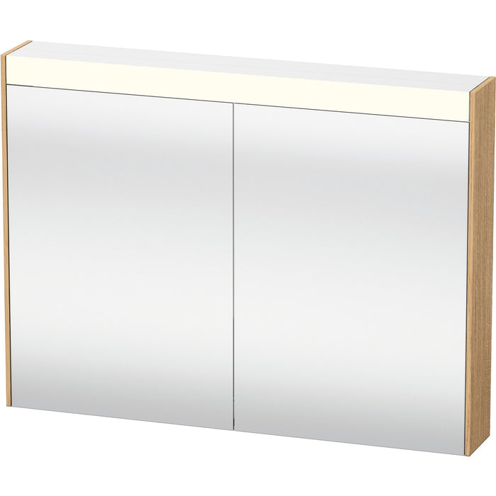 Duravit BR7102030306000 Brioso Mirror Cabinet with Lighting Natural Oak