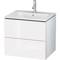 Duravit LC624002222 L-Cube Wall Mount Vanity Cabinet