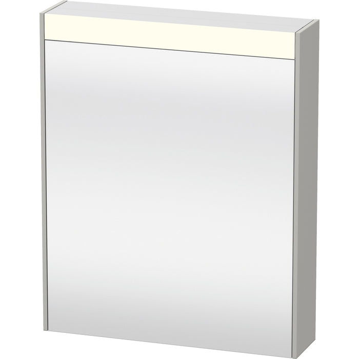 Duravit BR7101L07076000 Brioso Mirror Cabinet with Lighting Concrete Gray