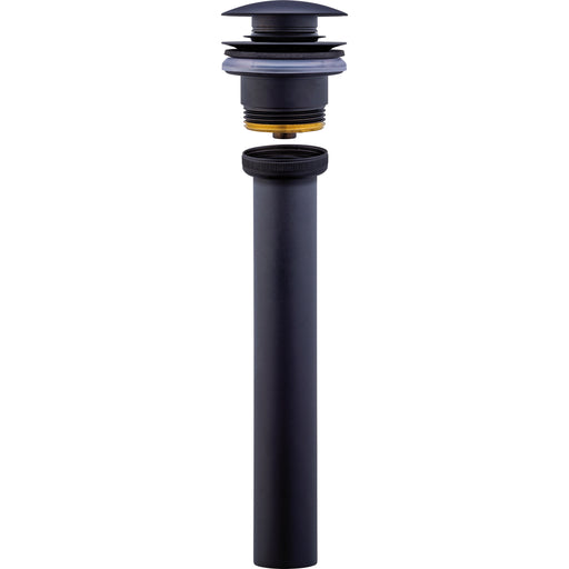 Duravit 0050524692 Push Button Drain Assembly Black Matte