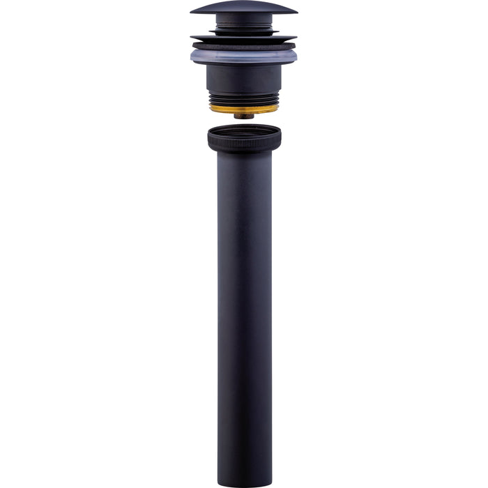 Duravit 0050524692 Push Button Drain Assembly Black Matte