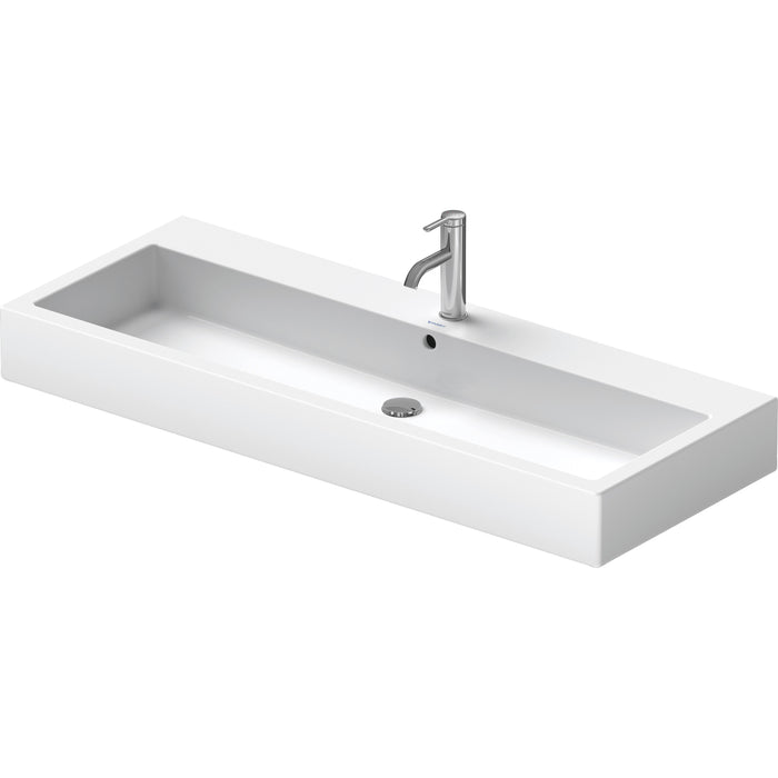 Duravit 0454120087 Vero 47 1/4" Rectangular Wall Mounted Bathroom Sink