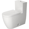 Duravit D4201900 ME by Starck 1.28 GPF Elongated One Piece Toilet