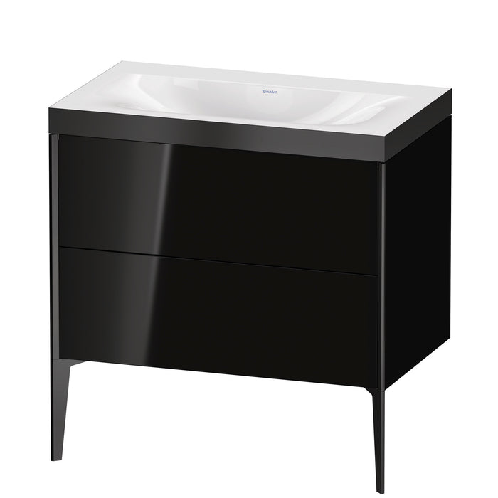 Duravit XV4710NB240P XViu C-Bonded Floorstanding Vanity Kit Black