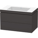 Duravit LC6927N8080 L-Cube Wall Mount C-Bonded Vanity