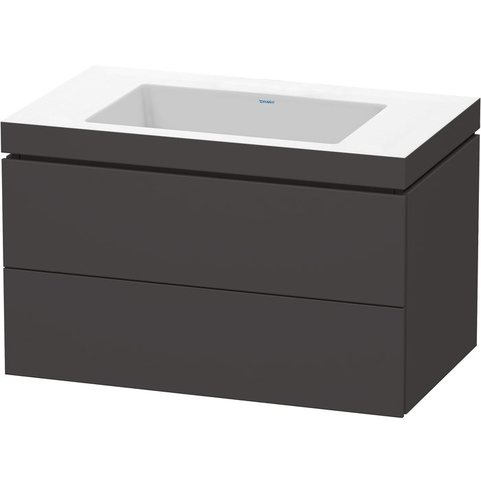 Duravit LC6927N8080 L-Cube Wall Mount C-Bonded Vanity