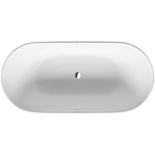 Duravit 700461000000090 Luv 63" x 29 1/2" Oval Freestanding Bathtub