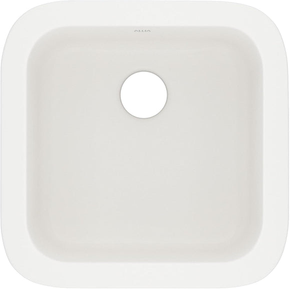 House of Rohl 5927-68 Allia 18" Fireclay Single Bowl Bar and Food Prep Kitchen Sink