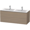 Duravit LC625803535 L-Cube Wall-Mount Vanity Unit Oak Terra