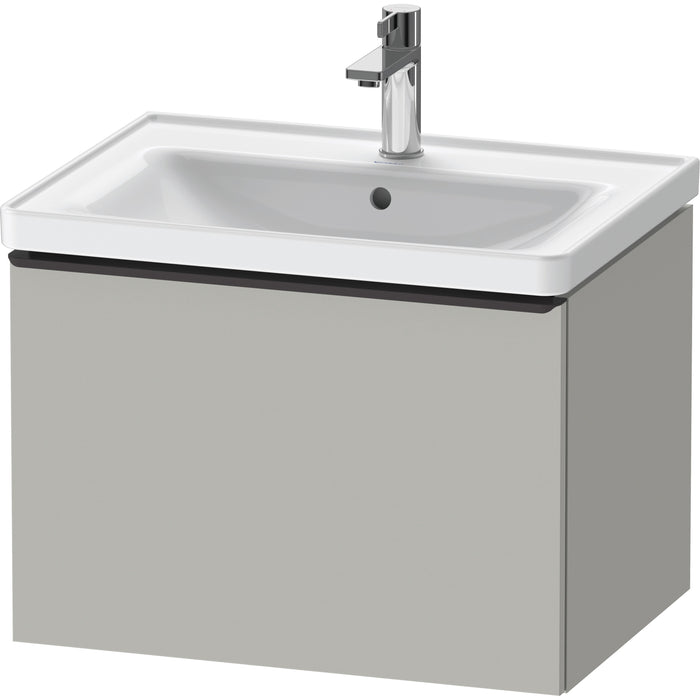 Duravit DE42540BD070000 D-Neo Wall-Mount Vanity Unit Concrete Gray