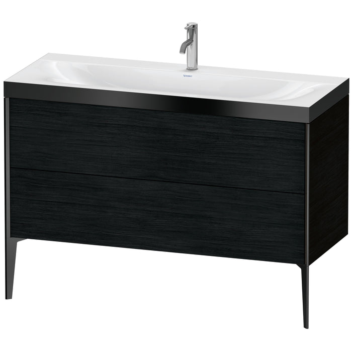 Duravit XV4712OB216P XViu C-Bonded Floorstanding Vanity Kit Oak Black