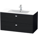 Duravit BR410301016 Brioso Wall-Mount Vanity Unit Oak Black