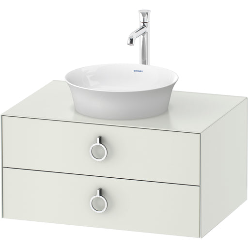 Duravit WT499003636 White Tulip Wall Mount Vanity Cabinet