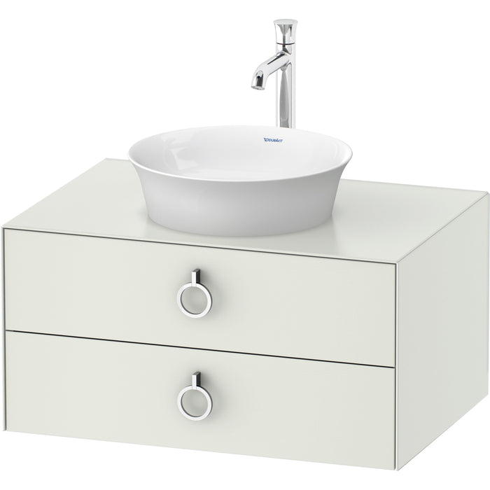 Duravit WT499003636 White Tulip Wall Mount Vanity Cabinet