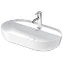 Duravit 0380700000 Luv 27 1/8" Oval Vessel Bathroom Sink