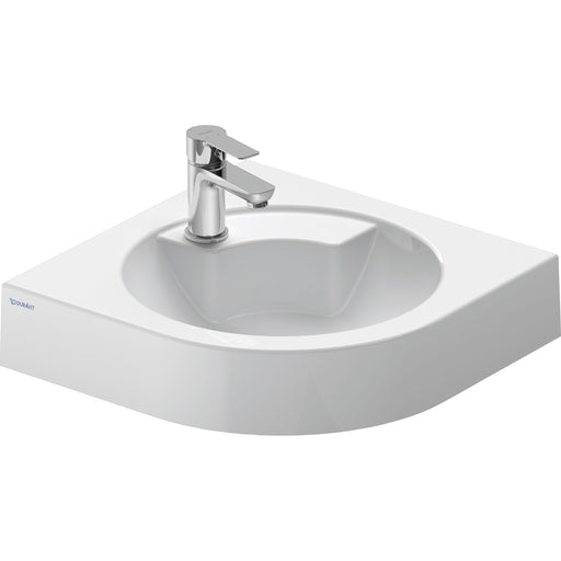 Duravit 0448450000 Architec 25" Corner Wall Mounted Bathroom Sink