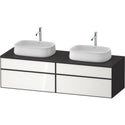 Duravit ZE4825B64800000 Zencha Wall Mount Double Vanity Cabinet