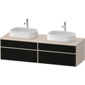 Duravit ZE4825B63830000 Zencha Wall Mount Double Vanity Cabinet