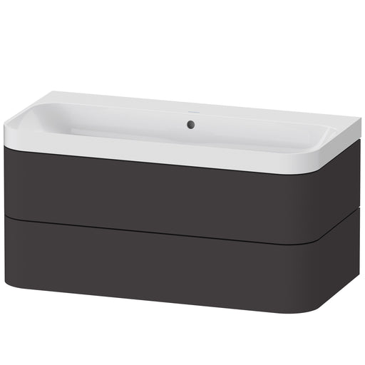 Duravit HP4348N8080 Happy D.2 Wall Mount C-Shaped Vanity