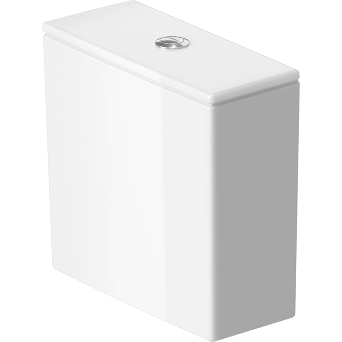 Duravit 0935200085 DuraStyle 1.28 GPF Toilet Tank with Top Push Button Flush